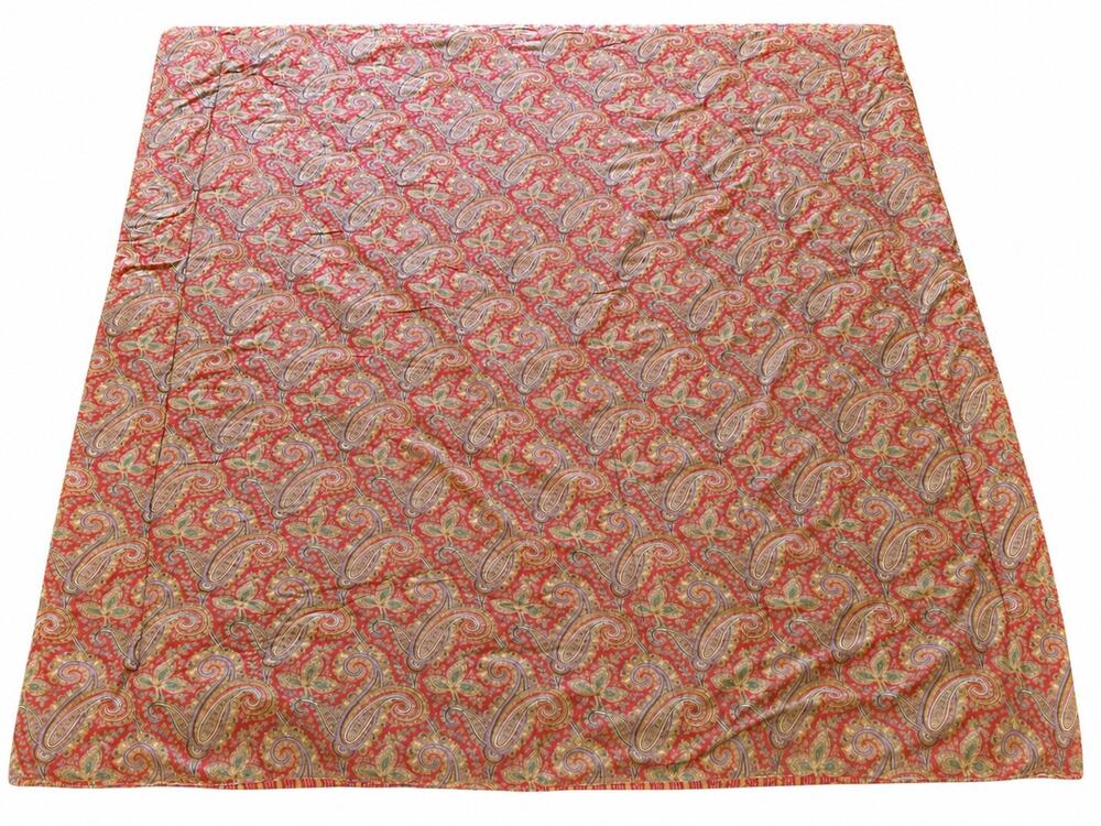 Ralph Lauren Edmonton Full Queen Comforter 2 Shams Paisley Cottagecore Red Gold